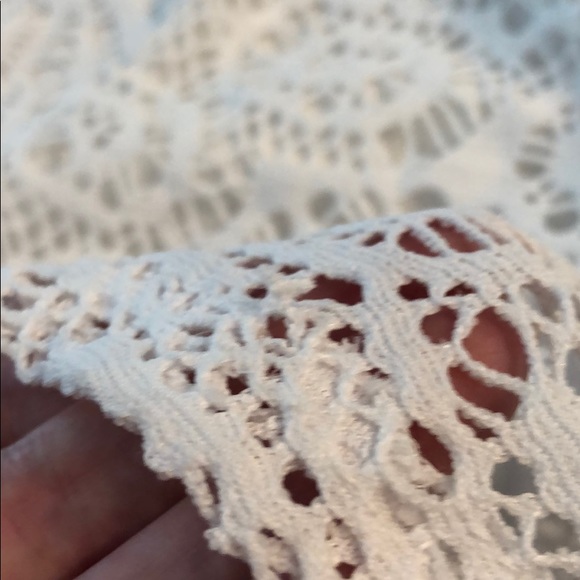 APT.9 White Lined Lace Dress - Great Swim Cover Up - Picture 14 of 15